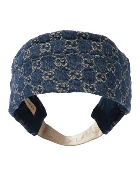 gucci adidas headband|Gucci denim headband.